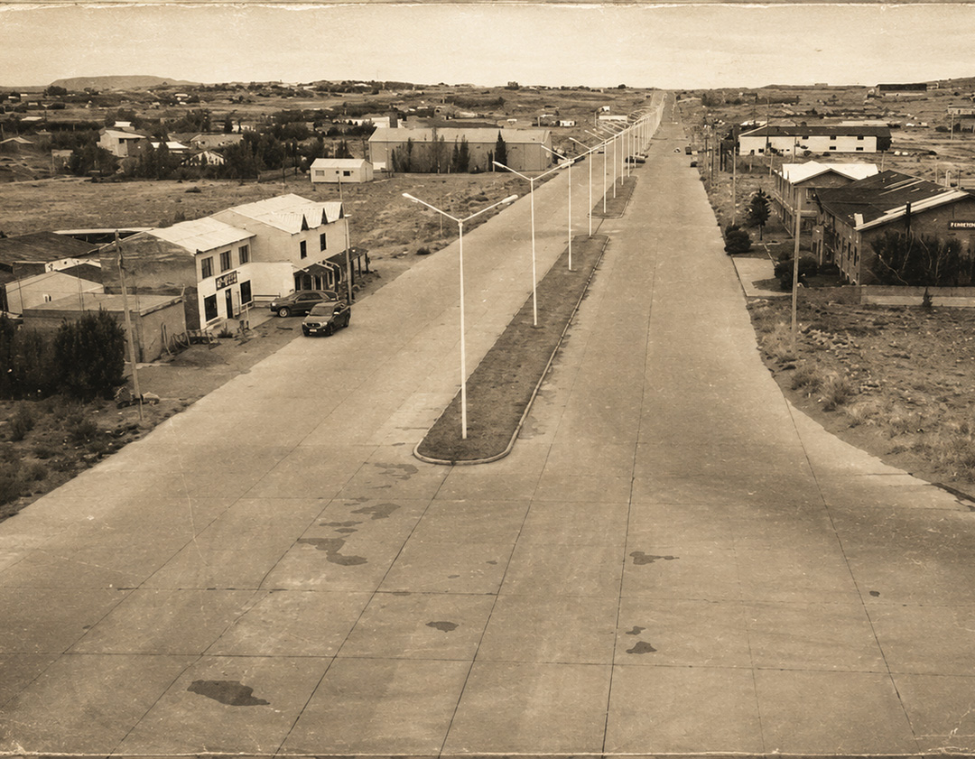 La antigua pista de aterrizaje de El Calafate, hoy el barrio donde están nuestras hosterías