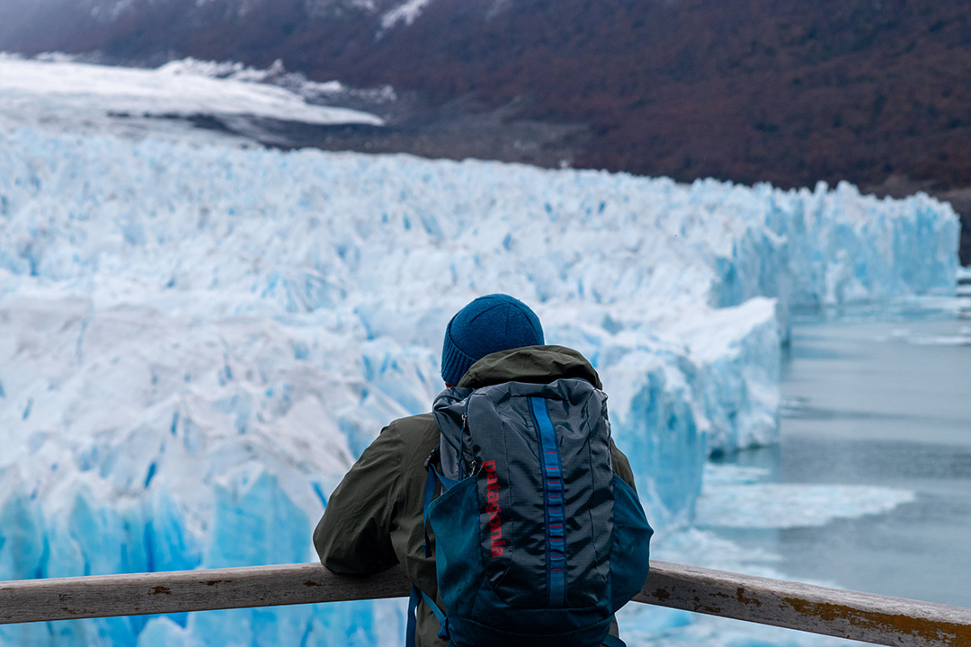 Pasarelas frente al Glaciar Perito Moreno